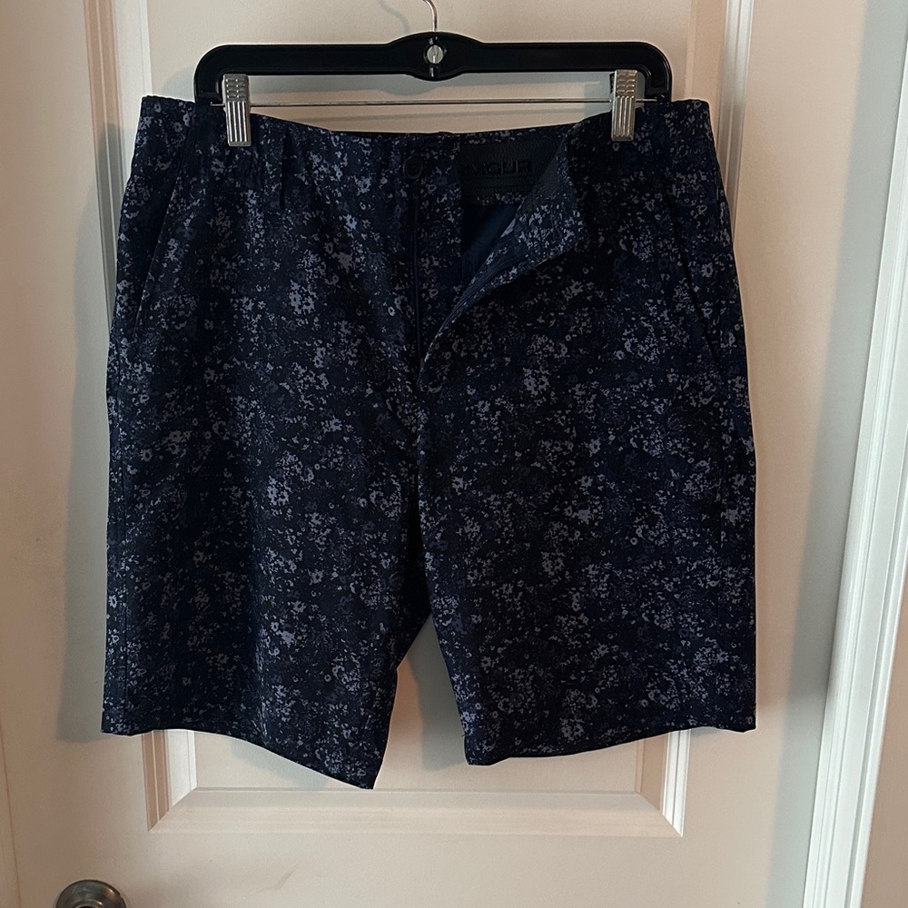 Under Armour Dark Blue Patterned Men's Shorts